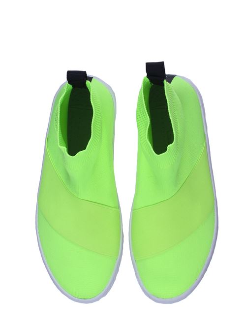 Slip-on in maglia arrowgang knit FESSURA | KID014FLUO YELLOW